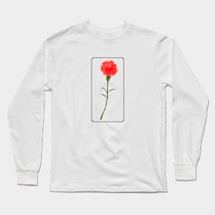 Red flower for valentine day Long Sleeve T-Shirt